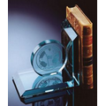 Pair of Ice Crystal Clear Image Bookends
